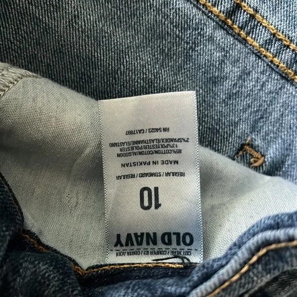 Old Navy Mid-Rise Medium-Wash Boot-Cut Jeans for Women Size 10 - Picture 6 of 6